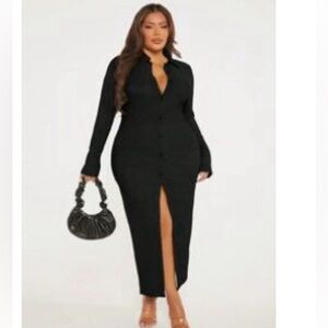 Shein Maxi Button Down Dress